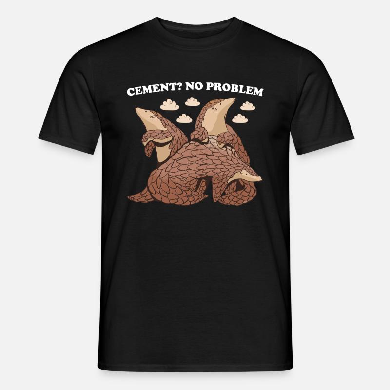 Cement? No Problem! Pangolin - Männer T-Shirt - Schwarz