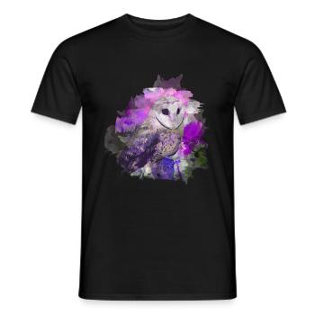 Chouette - T-shirt homme - noir - Devant - AI Model Male 178 light (178cm)