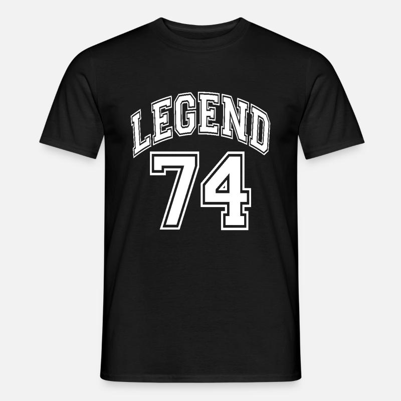 Legend 74 - Männer T-Shirt - Schwarz