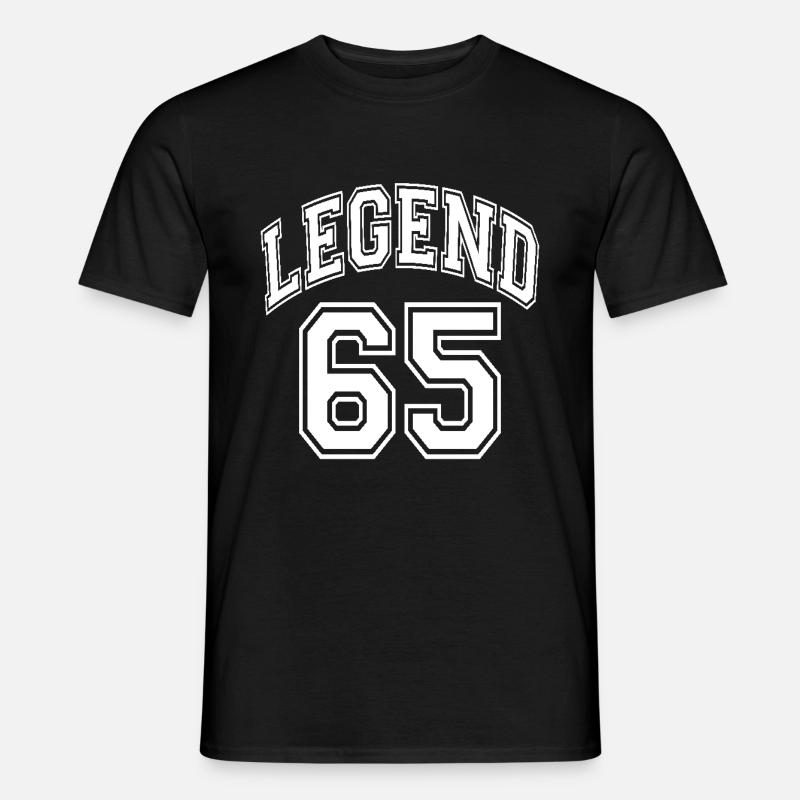 Legend 65 - Männer T-Shirt - Schwarz