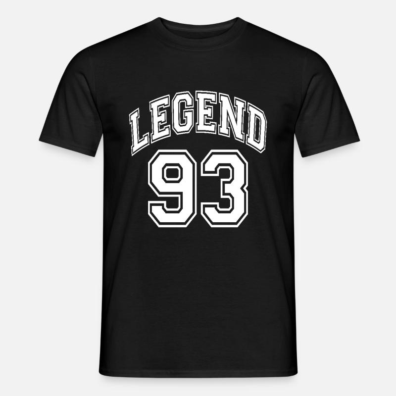 Legend 93 - Männer T-Shirt - Schwarz
