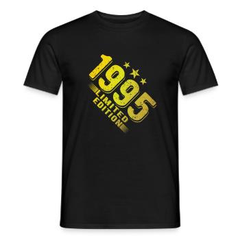 1995 drôle drôle anniversaire cadeau 30e anniversaire - T-shirt homme - noir - Devant - AI Model Male 178 light (178cm)