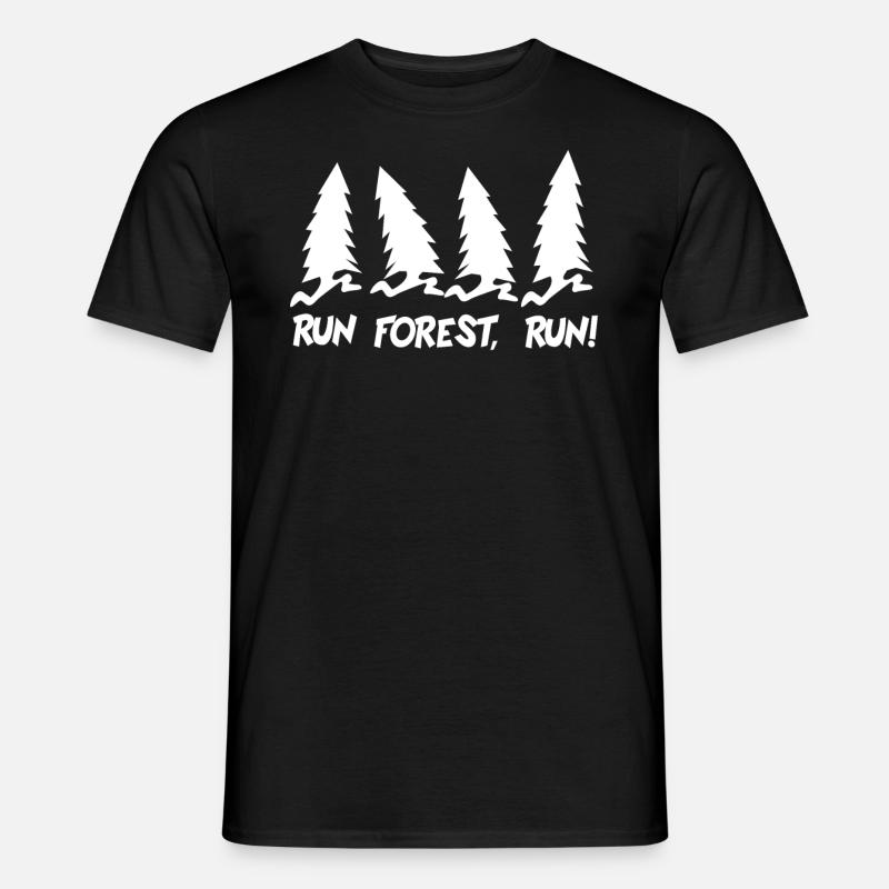 Run forest run - Men’s T-shirt - black