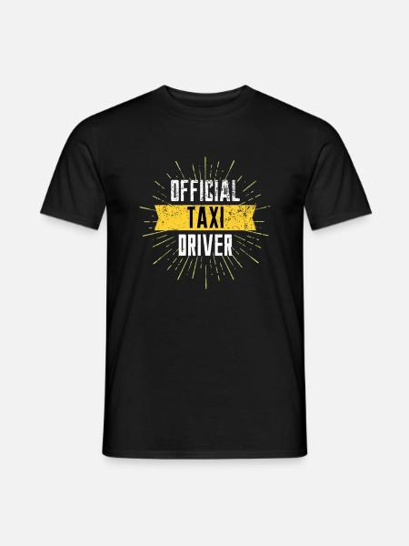 Taxifahrer Fahrlehrer - Männer T-Shirt - Schwarz