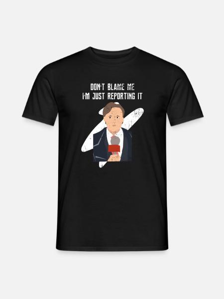 Reporter Journalist - Männer T-Shirt - Schwarz