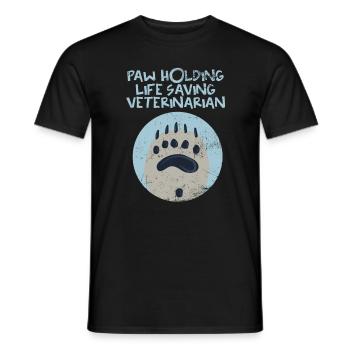 vet - Men's T-Shirt - black - Front - AI Model Male 178 light (178cm)