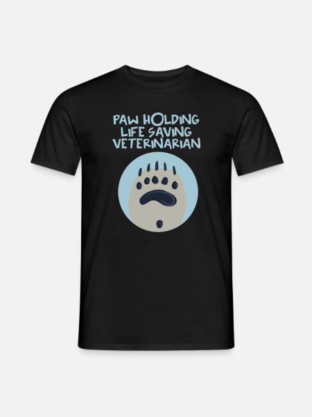 Veterinarian Animal Doctor Doctor Doctor Veterinary Animals - Men's T-Shirt - black