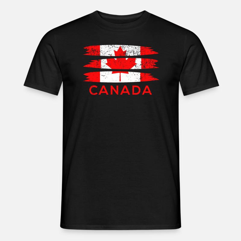 Kanada - Männer T-Shirt - Schwarz