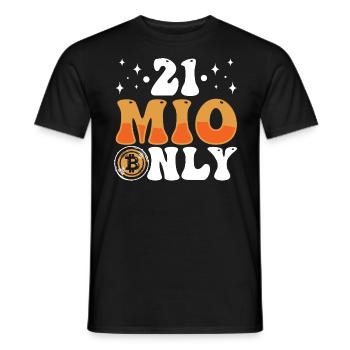 Bitcoin 21 Limited Edition - Männer T-Shirt - Schwarz - Vorne - AI Model Male 178 light (178cm)