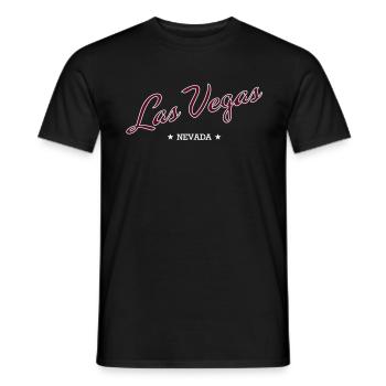 las vegas - T-shirt homme - noir - Devant - AI Model Male 178 light (178cm)