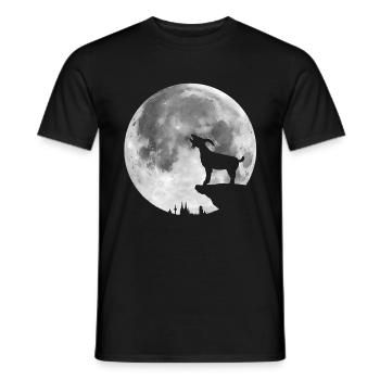 Vollmond in Köln - Männer T-Shirt - Schwarz - Vorne - AI Model Male 178 light (178cm)