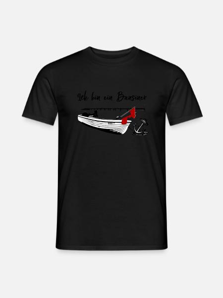 Ick bin ein Bansiner - Männer T-Shirt - Schwarz