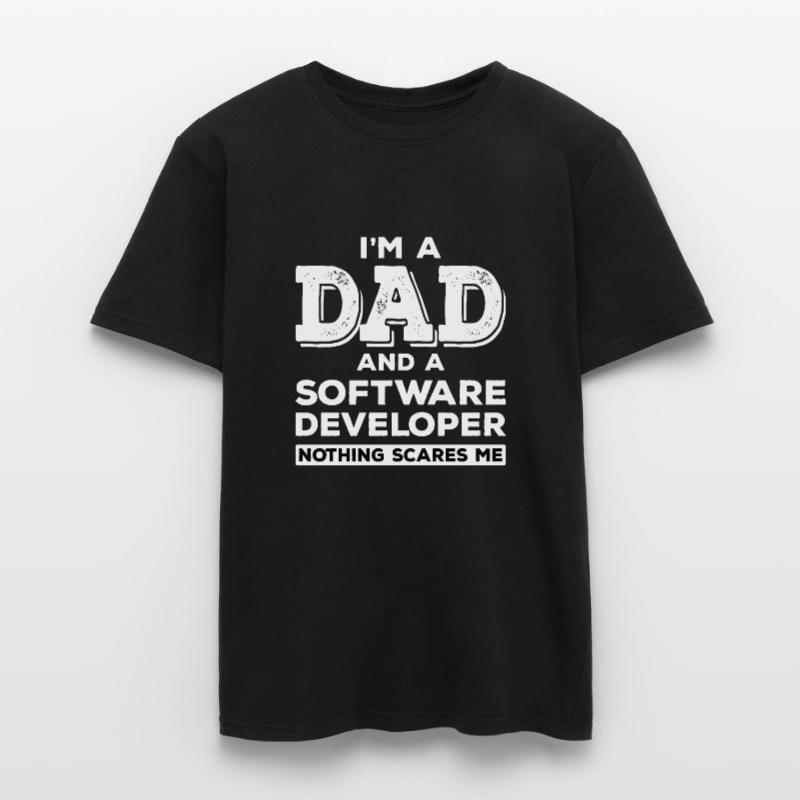 Programmer father software developer IT dad Men's T-Shirt