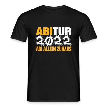 Abi Abitur 2022 Prüfung Abschluss Abiertur Schule - Männer T-Shirt - Schwarz - Vorne - AI Model Male 178 light (178cm)