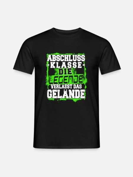 Abschlussklasse - Die Legende - Abitur - Matura - Männer T-Shirt - Schwarz