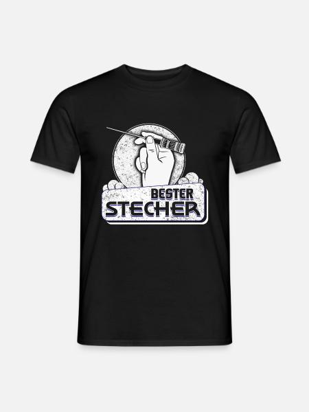 Bester Stecher Krankenpfleger - Männer T-Shirt - Schwarz