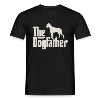 Le Dogfather - Boxer Allemand - T-shirt homme - noir - Devant - AI Model Male 178 light (178cm)