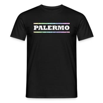 Palermo - Men's T-Shirt - black - Front - AI Model Male 178 light (178cm)