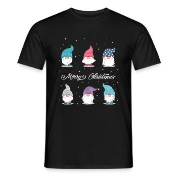 Weihnachten Wichtel - Männer T-Shirt - Schwarz - Vorne - AI Model Male 178 light (178cm)