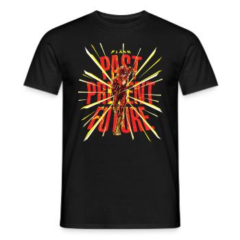 The Flash Past, Present Future - Männer T-Shirt - Schwarz - Vorne - AI Model Male 178 light (178cm)