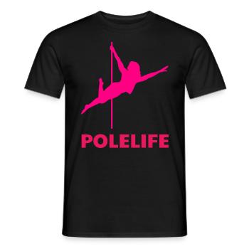 Pole Dance Stangentänzerin - Männer T-Shirt - Schwarz - Vorne - AI Model Male 178 light (178cm)