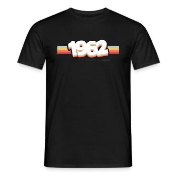 1962 The birth of legends - Men's T-Shirt - black - Front - AI Model Male 178 light (178cm)