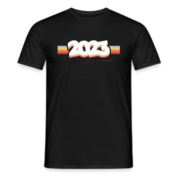 2023 the birth of legends - T-shirt homme - noir - Devant - AI Model Male 178 light (178cm)