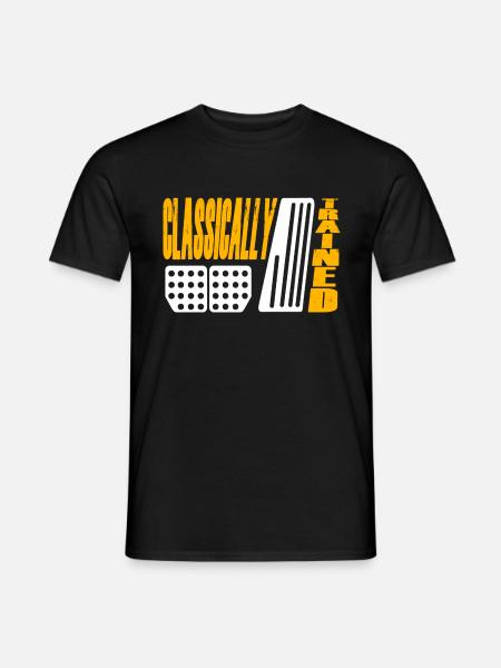 Manual gear shift Stick shift - Men's T-Shirt - black