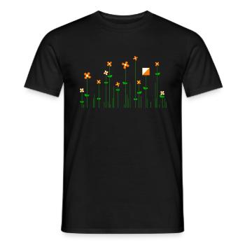 Orientierungslauf - Männer T-Shirt - Schwarz - Vorne - AI Model Male 178 light (178cm)