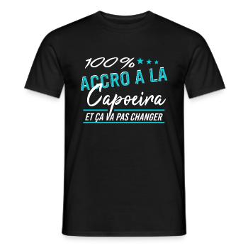 Capoeira - T-shirt homme - noir - Devant - AI Model Male 178 light (178cm)