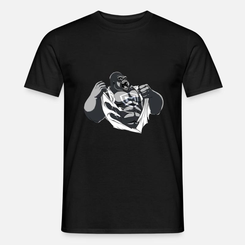 Maes Armee-Affe - Männer T-Shirt - Schwarz