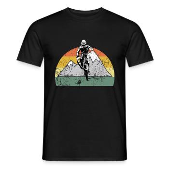 Vélo de montagne Cyclisme Cyclisme Cyclisme - T-shirt homme - noir - Devant - AI Model Male 178 light (178cm)