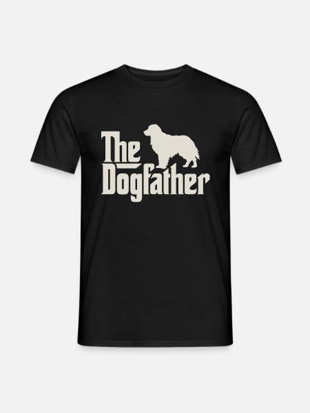 The Dogfather - Golden Retriever Flat-Coated - Men's T-Shirt - black