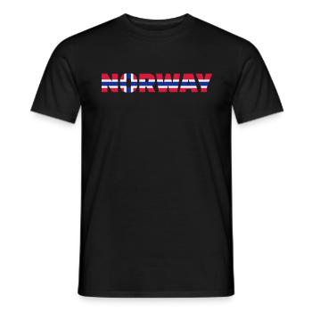 Norway - T-shirt homme - noir - Devant - AI Model Male 178 light (178cm)
