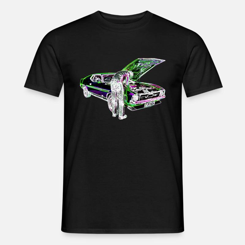 Schrauber Iinvert - Männer T-Shirt - Schwarz