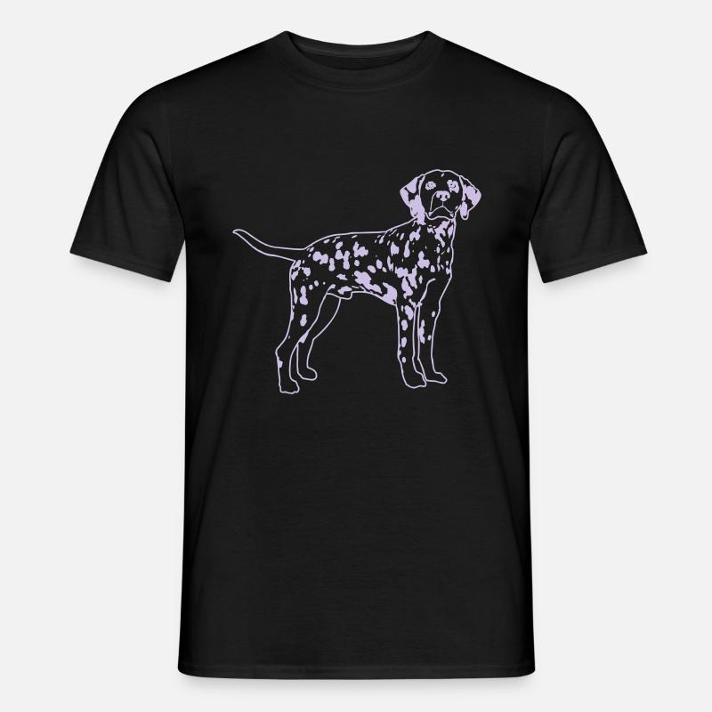 Dalmatian de - Männer T-Shirt - Schwarz