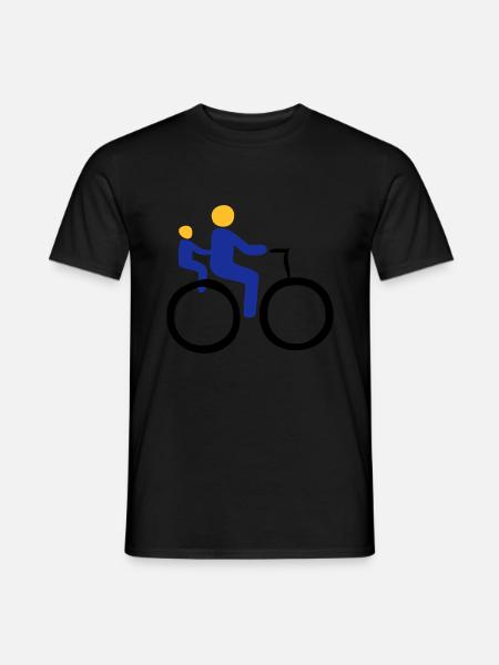 Rad - Männer T-Shirt - Schwarz