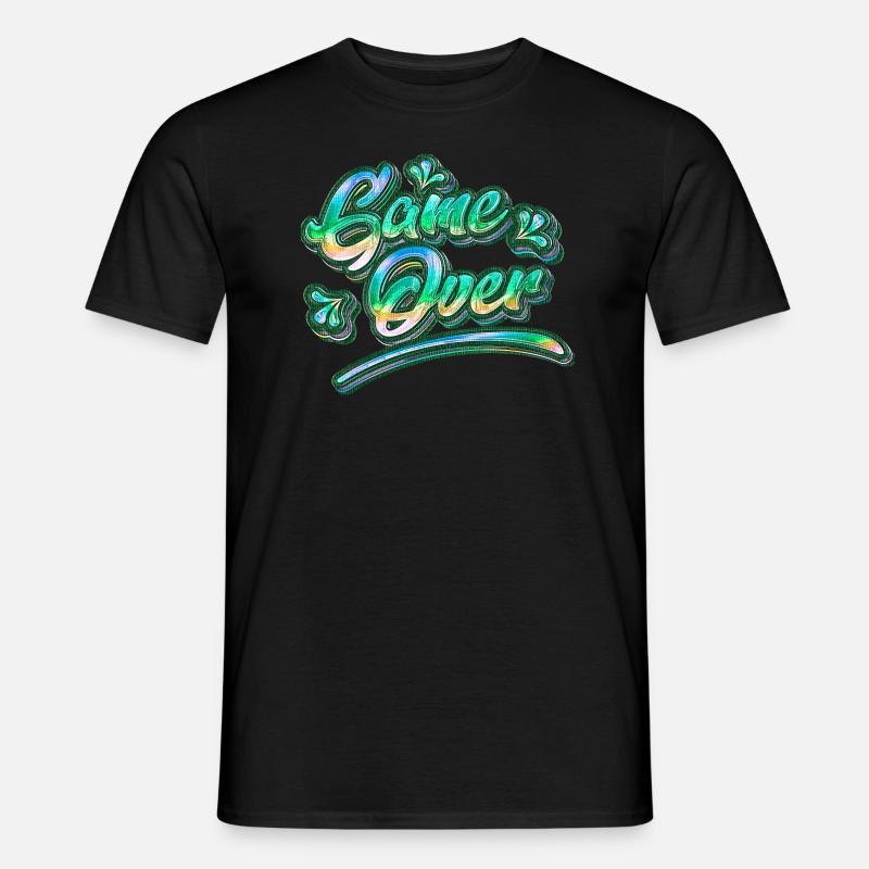 Game Over Graffiti - Men's T-Shirt - black