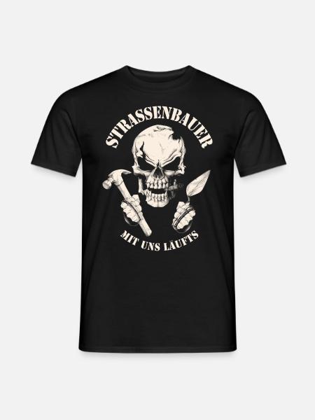 Strassenbauer - Männer T-Shirt - Schwarz