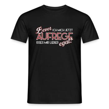 Avant de m’énerver, je ferais mieux de m’en - T-shirt homme - noir - Devant - AI Model Male 178 light (178cm)