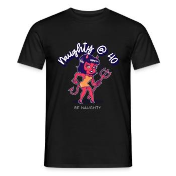 Coquine à 40 cadeaux amusants pour la Saint-Valentin - T-shirt homme - noir - Devant - AI Model Male 178 light (178cm)
