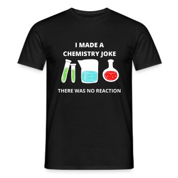 SCIENCE chemistry moment of science geschenk - T-shirt homme - noir - Devant - AI Model Male 178 light (178cm)