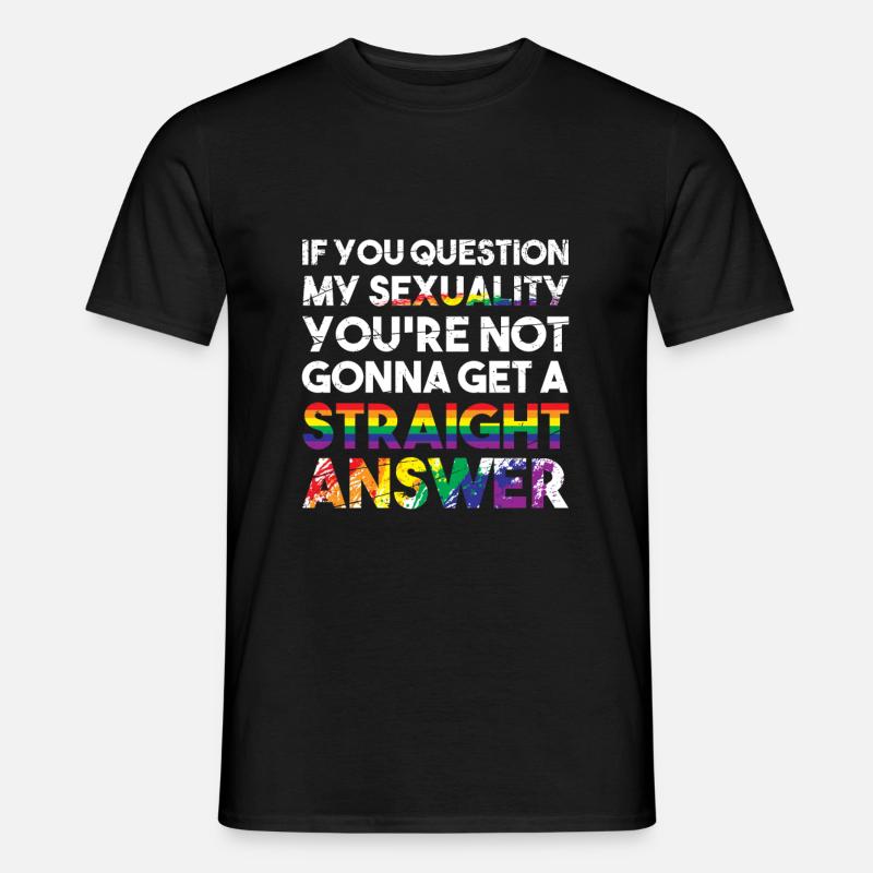 LGBTQ+ - Männer T-Shirt - Schwarz