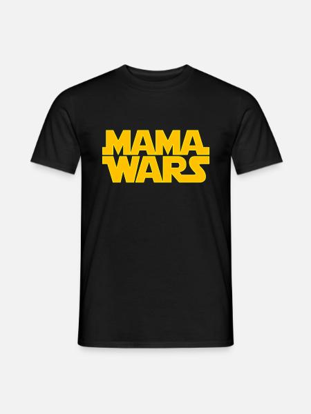 Mama Wars Mami Wars Mommy Wars - Männer T-Shirt - Schwarz