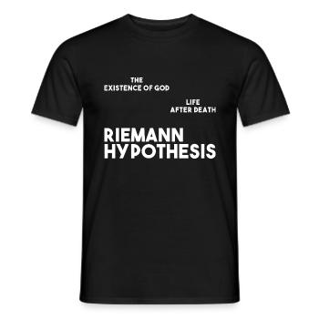 Math gift nerd teacher math teacher math - Men's T-Shirt - black - Front - AI Model Male 178 light (178cm)