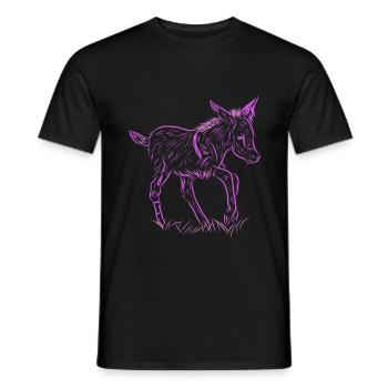ass - Men's T-Shirt - black - Front - AI Model Male 178 light (178cm)