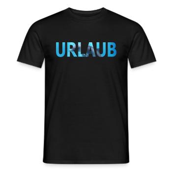 Urlaub Delfin - Männer T-Shirt - Schwarz - Vorne - AI Model Male 178 light (178cm)
