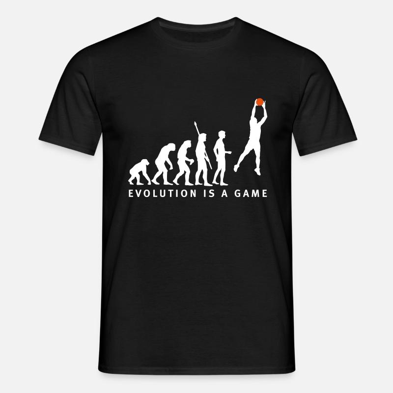 evolution_basketball_062011_b_2c - Männer T-Shirt - Schwarz