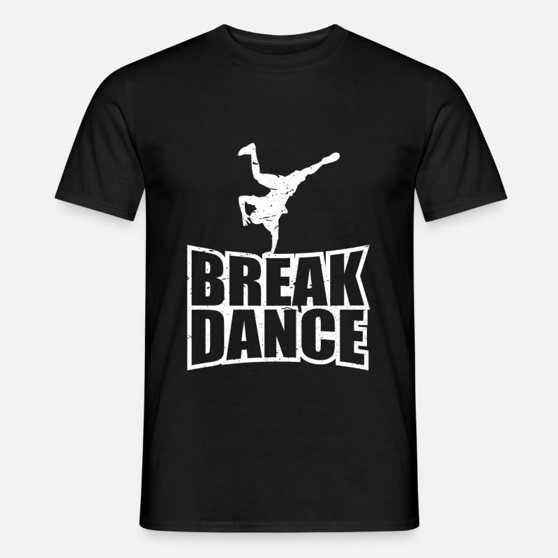 Breakdance Breakdancer Geschenk Kinder Junge Tanz - Männer T-Shirt - Schwarz