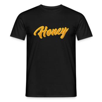 Honey Abeille Apiculteur Graffiti Lettrage - T-shirt homme - noir - Devant - AI Model Male 178 light (178cm)